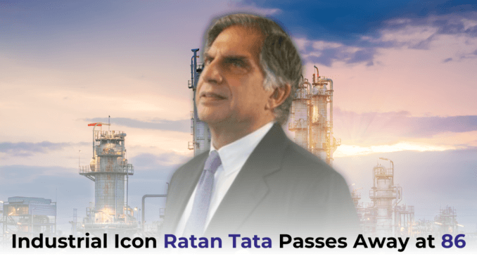 Industrial Icon Ratan Tata Passes Away at 86, A Nation Mourns